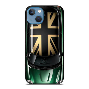 UNIONS JACK MINI COOPER GREEN iPhone 13 Case Cover