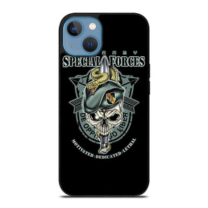 US ARMY SPECIAL FORCES LOGO SKULL iPhone 13 Case Cover