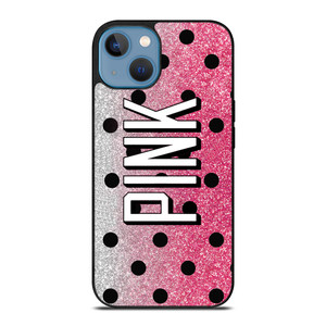 VICTORIA'S SECRET PINK LOGO SPARKLE iPhone 13 Case Cover