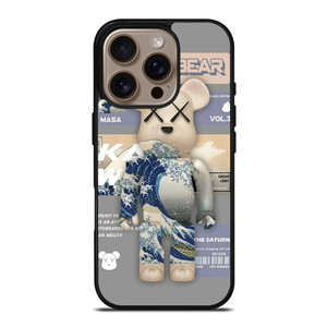 ROBOT BEAR MASA KAWS VOL 3 iPhone 16 Pro Case Cover ROBOT BEAR MASA KAWS VOL 3 iPhone 16 Pro Case Cover