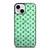 LOUIS VUITTON LOGO GREEN ICON PATTERN iPhone 13 Mini Case Cover
