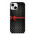 LOUIS VUITTON LV LOGO PATTERN RED RIBBON iPhone 13 Mini Case Cover