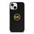 MICHAEL KORS MK LOGO BLACK GOLD iPhone 13 Mini Case Cover