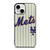 NEW YORK METS BASEBALL TEAM LOGO ICON iPhone 13 Mini Case Cover