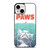 PAWS FUNNY JAWS CAT iPhone 13 Mini Case Cover