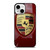 PORSCHE LOGO EMBLEM RED iPhone 13 Mini Case Cover