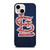 ST. LOUIS CARDINALS BASEBALL WOODEN LOGO iPhone 13 Mini Case Cover