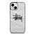 STUSSY LOGO ICON WHITE iPhone 13 Mini Case Cover