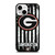 UNIVERSITY GEORGIA BULLDOGS FLAG iPhone 13 Mini Case Cover