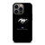 FORD MUSTANG LOGO BLACK iPhone 13 Pro Case Cover