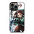 KIMETSU NO YAIBA DEMON SLAYER TANJIRO KAMADO FIRE WATER iPhone 13 Pro Case Cover