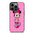 LOUIS VUITTON LV LOGO PINK MINNIE MOUSE iPhone 13 Pro Case Cover
