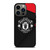 MANCHESTER UNITED LOGO BLACK iPhone 13 Pro Case Cover