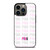PINK VICTORIA'S SECRET LOGO iPhone 13 Pro Case Cover