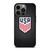USA SOCCER LOGO CARBON iPhone 13 Pro Case Cover