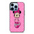 LOUIS VUITTON LV LOGO PINK MINNIE MOUSE iPhone 13 Pro Max Case Cover