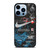 NIKE AIR JORDAN OFF WHITE BLACK MARBLE iPhone 13 Pro Max Case Cover