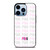 PINK VICTORIA'S SECRET LOGO iPhone 13 Pro Max Case Cover