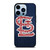 ST. LOUIS CARDINALS BASEBALL WOODEN LOGO iPhone 13 Pro Max Case Cover