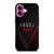 AUDI METAL LOGO iPhone 16 Plus Case Cover