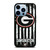 UNIVERSITY GEORGIA BULLDOGS FLAG iPhone 13 Pro Max Case Cover