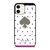 KATE SPADE NEW YORK LOGO POLKADOTS ICON iPhone 12 Case Cover