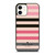 KATE SPADE NEW YORK LOGO STRIPES PATTERN iPhone 12 Case Cover