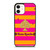 KATE SPADE NEW YORK YELLOW PINK STRIPES ICON iPhone 12 Case Cover