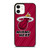 MIAMI HEAT LOGO iPhone 12 Case Cover