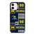 MICHIGAN WOLVERINES COLLAGE iPhone 12 Case Cover