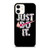 NIKE JUST DO IT ART iPhone 12 Case Cover