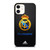 REAL MADRID FC METAL LOGO iPhone 12 Case Cover