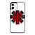 RED HOT CHILI PEPPERS LOGO WHITE iPhone 12 Case Cover