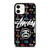 STUSSY FASHION LOGO ICON iPhone 12 Case Cover