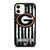 UNIVERSITY GEORGIA BULLDOGS FLAG iPhone 12 Case Cover