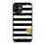 KATE SPADE NEW YORK LOGO GOLDEN POLKADOTS STRIPES PATTERN iPhone 12 Mini Case Cover