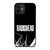 RADIOHEAD ROCK BAND LOGO BLACK iPhone 12 Mini Case Cover