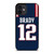 TOM BRADY NEW ENGLAND PATRIOTS 12 JERSEY iPhone 12 Mini Case Cover