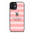 VICTORIA'S SECRET PINK STRIPES 2 iPhone 12 Mini Case Cover
