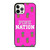PINK NATION VICTORIA'S SECRET LOGO PINEAPPLE iPhone 12 Pro Case Cover