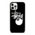 STUSSY BLACK LOGO iPhone 12 Pro Case Cover