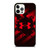 UNDER ARMOUR RED STRIPE LOGO iPhone 12 Pro Case Cover