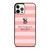 VICTORIA'S SECRET PINK STRIPES 2 iPhone 12 Pro Case Cover