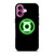 GREEN LANTERN LOGO iPhone 16 Plus Case Cover