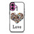 I LOVE LUKE BRYAN COLLAGE iPhone 16 Plus Case Cover