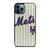 NEW YORK METS BASEBALL TEAM LOGO ICON iPhone 12 Pro Max Case Cover