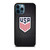 USA SOCCER LOGO CARBON iPhone 12 Pro Max Case Cover