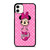 LOUIS VUITTON LV LOGO PINK MINNIE MOUSE iPhone 11 Case Cover