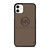 MICHAEL KORS NEW YORK LOGO BROWN iPhone 11 Case Cover