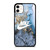 NIKE LOGO BLUE MARBLE iPhone 11 Case Cover